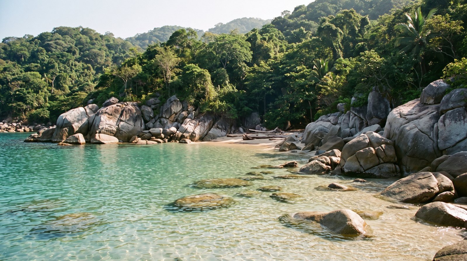 El Caballo, Banderas Bay — reached by private boat charter from Marina Nuevo Vallarta