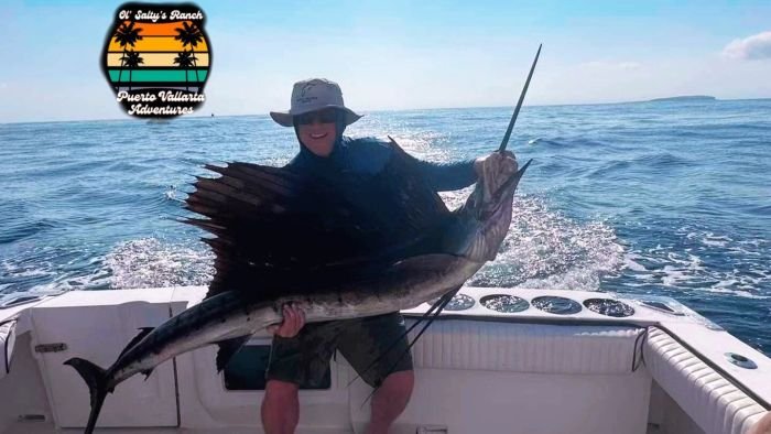 Sailfish caught aboard Guanatuna off Puerto Vallarta