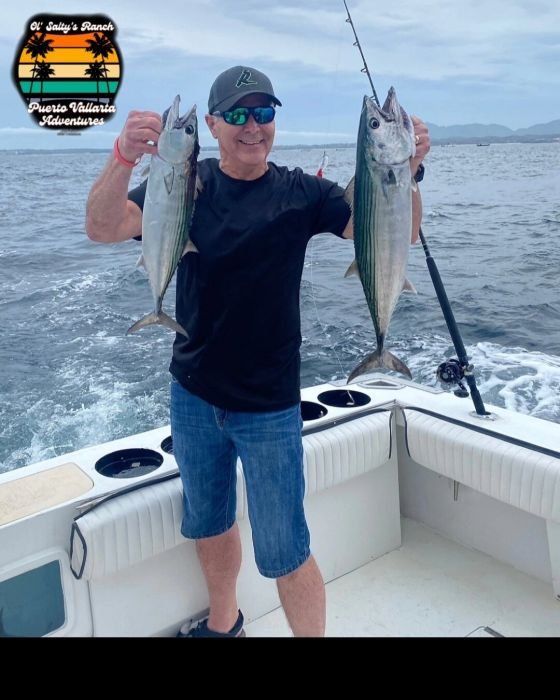 Double header of bonito aboard Guanatuna