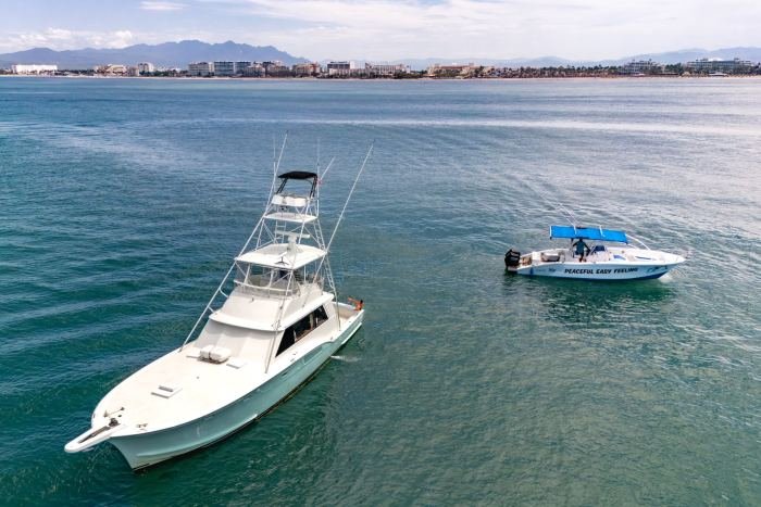 Drone view of Steel n Time and Peaceful Easy Feeling off Nuevo Vallarta