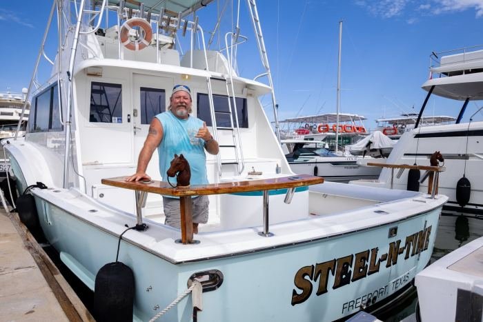 Aboard Steel n Time at the dock in Marina Nuevo Vallarta